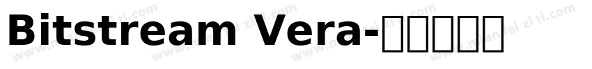 Bitstream Vera字体转换